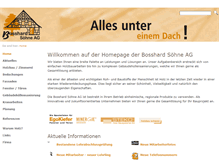 Tablet Screenshot of bosshard-soehne-ag.ch